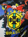2025-26 Brazil Black Red Special Edition Player Version Soccer Jersey