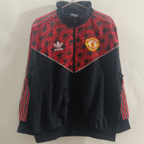 2025-26 Man Utd Red Black Windbreaker