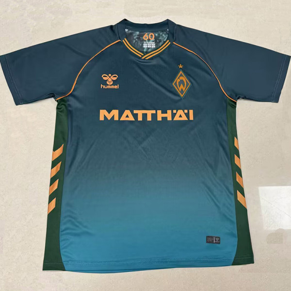 2025-26 Werder Bremen Army Green Fans Soccer Jersey