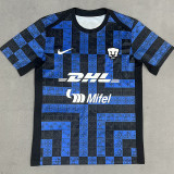 2025-26 Pumas UNAM Blue Black Training Shirts