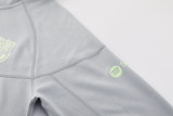 2025-26 BAR Grey Hoodie Jacket Tracksuit #01