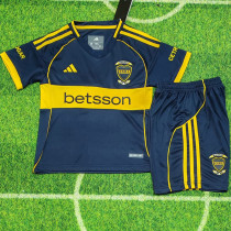 2025-26 Boca Juniors Home Kids Soccer Jersey