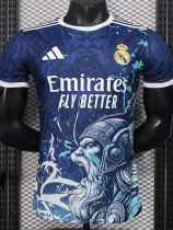 2025-26 RMA Dark Blue Special Edition Player Version Training Shirts (狮头)