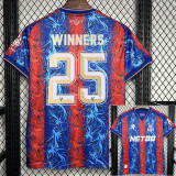 2024-25 Crystal Palace Home Print Winners #25 Fans Soccer Jersey