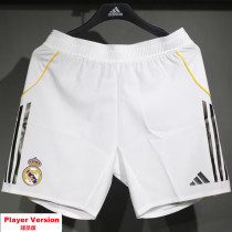 2025-26 RMA Home Player Version Shorts Pants (High Quality)(球员短裤)