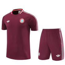2025-26 Bayern Jujube red Training Short Suit
