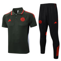 2025-26 Bayern Army green Polo Tracksuit #C2533