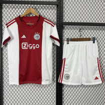 2025-26 Ajax Home Kids Soccer Jersey