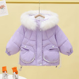 Kids cotton jacket thickening #010