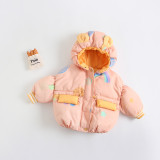 Kids cotton jacket thickening #05