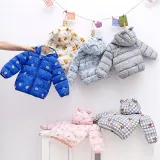 Kids cotton jacket thickening #08