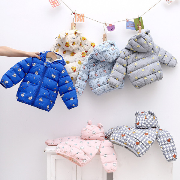 Kids cotton jacket thickening #08