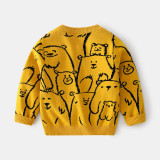 Autumn Boys' Sweater Cartoon #A03