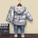 Kids cotton jacket thickening #018