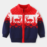 Autumn Boys' Sweater Cardigan Cartoon #A13