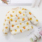 Kids cotton jacket thickening #007