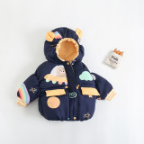 Kids cotton jacket thickening #05