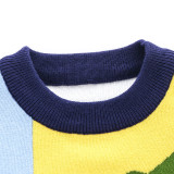 Autumn Boys' Sweater Cartoon #A04