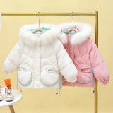 Kids cotton jacket thickening #006