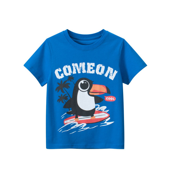 New Summer Cotton Short Sleeves Blue #R01