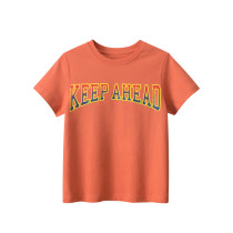 New Summer Cotton Short Sleeves Orange #R01