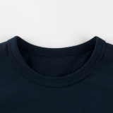 New Summer Cotton Short Sleeves Royal Blue #R01