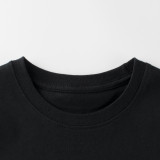 New Summer Cotton Short Sleeves Black #R01