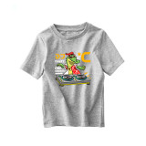 New Summer Cotton Short Sleeves Grey #W01