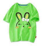 New Summer Cotton Short Sleeves Green #CE01