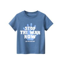 New Summer Cotton Short Sleeves Royal Blue #R02