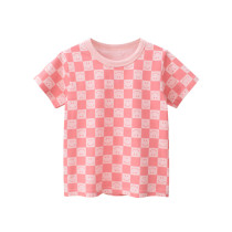 New Summer Cotton Short Sleeves  Pink #R03