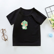 New Summer Cotton Short Sleeves Black #CE01
