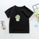 New Summer Cotton Short Sleeves Black #CE01