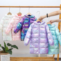 Children's Down jacket medium length #C001