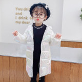 Children's Down jacket medium length #C001