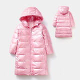 Children's Down jacket medium length #C007