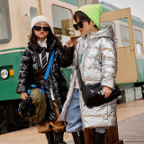 Children's Down jacket medium length #C002