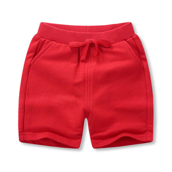 Boys' casual short pants Red #P13