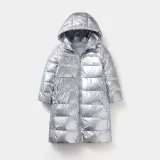 Children's Down jacket medium length #C007