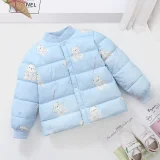 Kids cotton jacket thickening #007