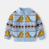 Autumn Boys' Sweater Cardigan Cartoon #A01