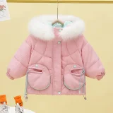 Kids cotton jacket thickening #010
