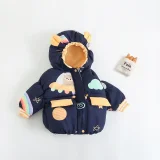 Kids cotton jacket thickening #05