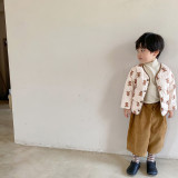 Kids cotton jacket thickening Reversible #CB01