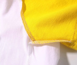 New Summer Cotton Short Sleeves Blue White #E01