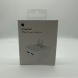 35W Dual USB-C Port Compact Power Adapter with Lightning Cable