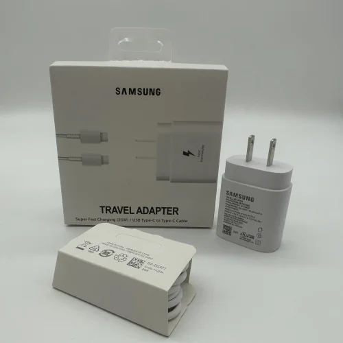 Chargeur Complet Samsung Travel Adapter 25W USB Type-C à Type C +