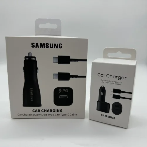 Samsung Super Fast Dual Car Charger USB 25W 45W