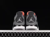 Air Jordan 4 Retro Infrared Black Grey - Pure Platinum