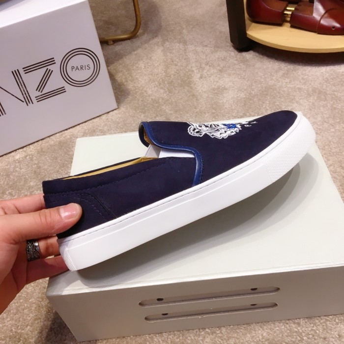 Kenzo K-SKATE Tiger canvas slip-on sneakers 12